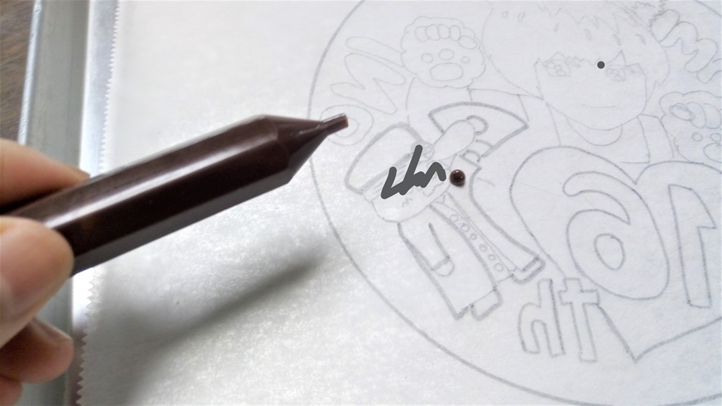 チョコでイラストを描く方法をマスター 秘訣はチョコを絞るときのアレ 林原りかのブログ 林原商店